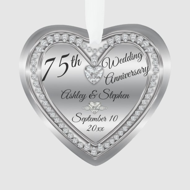 Personalized 75th Anniversary Gifts on Zazzle