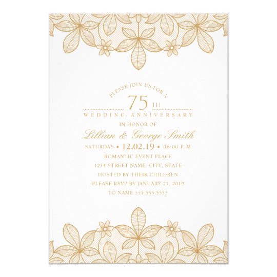75th-wedding-anniversary-elegant-golden-lace-invitation-zazzle
