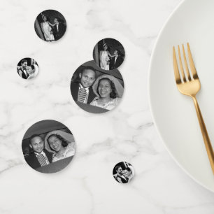 75th Wedding Anniversary Party Decor Custom Photo Confetti