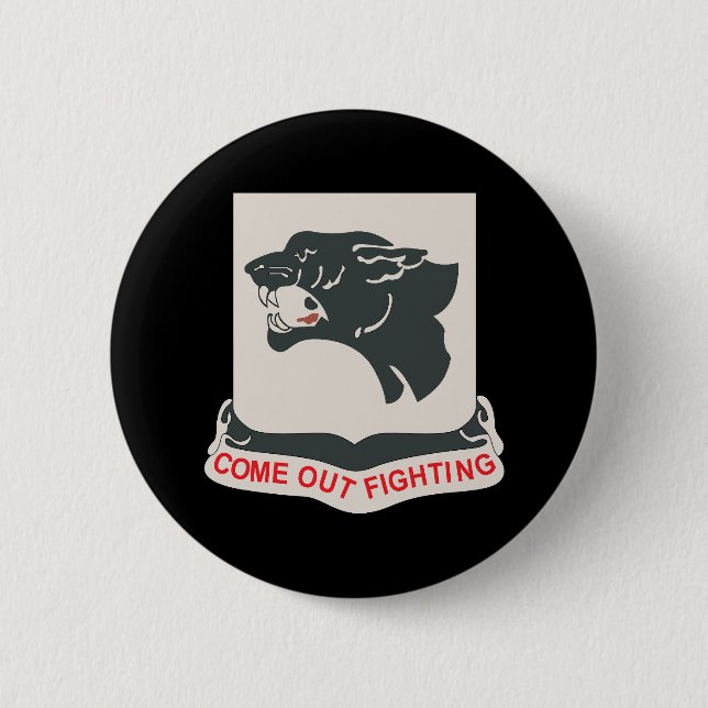 761st Tank Battalion - Black Panthers wo Txt Button (Front)