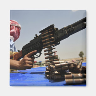 762 mm rounds lie on the truck magnet