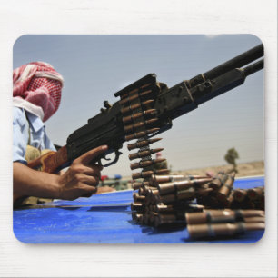 762 mm rounds lie on the truck mouse pad
