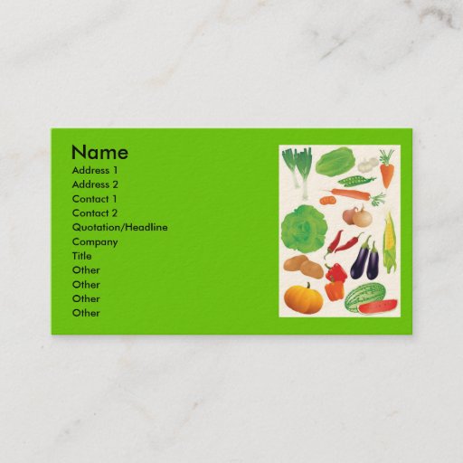 Customizable 7638310, Name, Address 1, Address 2, Contact 1,... Business Card Template