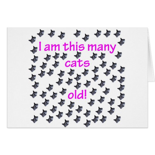 76 Cat Heads Old Cards (Front Horizontal)