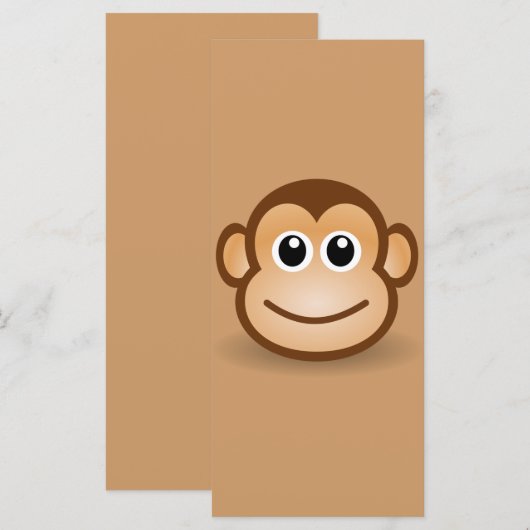 76-Free-Cute-Cartoon-Monkey-Clipart-Illustration (Front/Back)