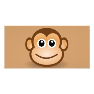 76-Free-Cute-Cartoon-Monkey-Clipart-Illustration Card