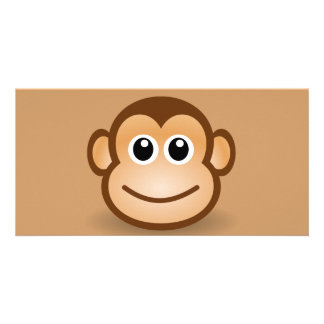 76-Free-Cute-Cartoon-Monkey-Clipart-Illustration Card