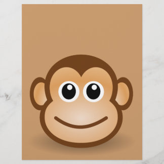 76-Free-Cute-Cartoon-Monkey-Clipart-Illustration Flyer