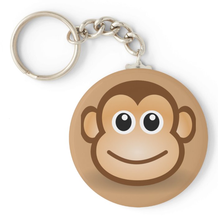 76 Free Cute Cartoon Monkey Clipart Illustration Keychain