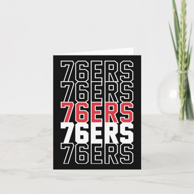 76ers  card (Front)