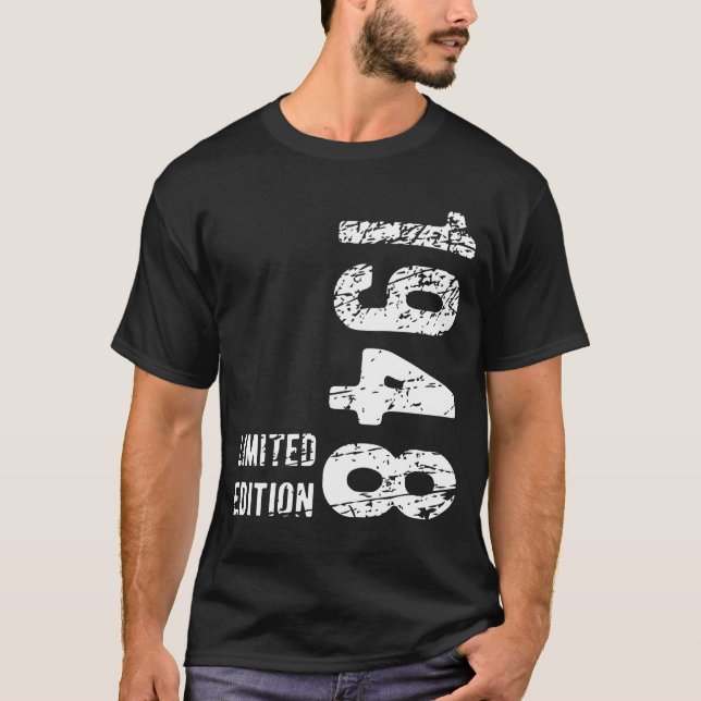 76th Birthday Gift 1948 Limited Edition 76 Years T-Shirt (Front)