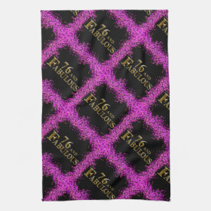76th Birthday Kitchen Towel