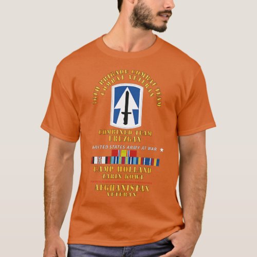 76th Brigade Combat Team Camp Holland Afghanistan  T_Shirt