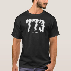 773 Chi Town Chicago IL Classic Athletic Design T-Shirt