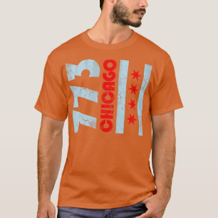 773 Chicago Flag Vintage Fade T-Shirt