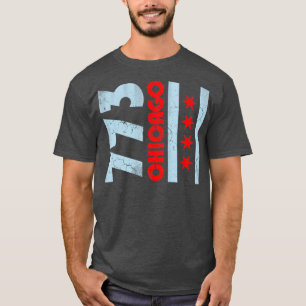 773 Chicago Flag Vintage Fade T-Shirt