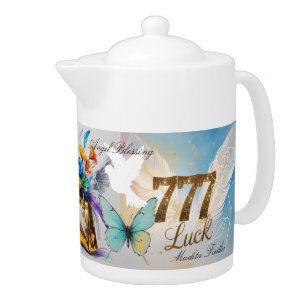 777 Angel Blessing Teapot