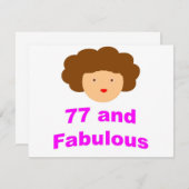77 and Fabulous! (Front/Back)