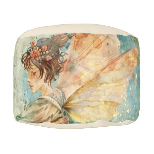 *~* 77 Fantasy Faerie Forest Neutral Dreamy Pouf
