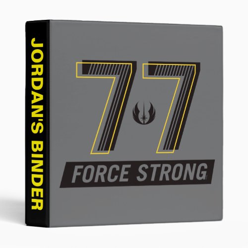 77 Force Strong Athletic Graphic 3 Ring Binder