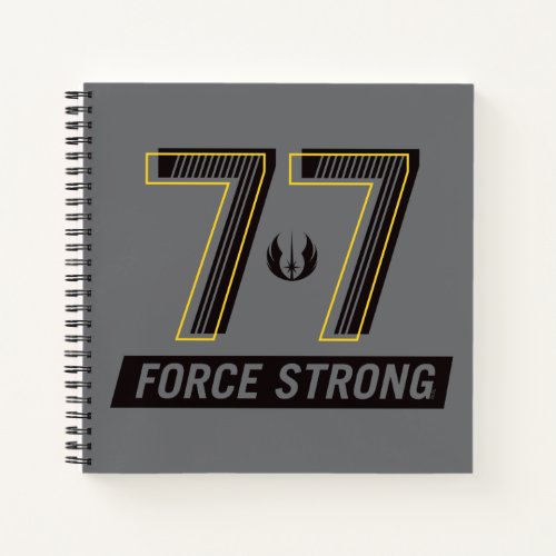 77 Force Strong Athletic Graphic Notebook