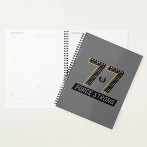 77 Force Strong Athletic Graphic Planner