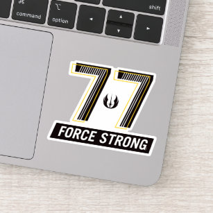 77 Force Strong Athletic Graphic Sticker