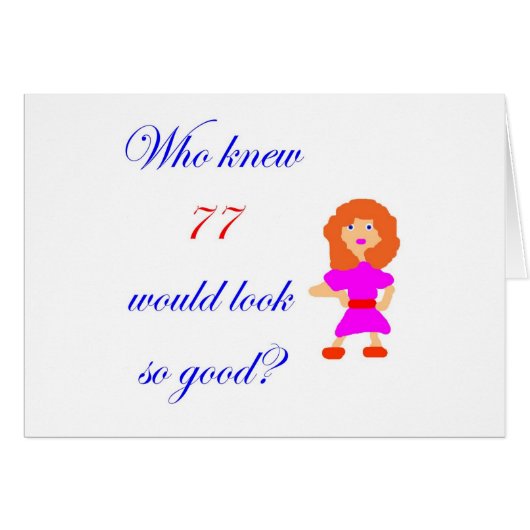 77 Looks so good (Front Horizontal)