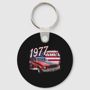 77 Nova 2 Ss 4th Of July American Keychain