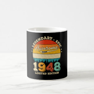 77 Year Old Bday 1948 Awesome 77th Birthday Gift Coffee Mug