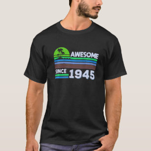 77 Years Old Men Women Awesome Since 1945 Premium T-Shirt