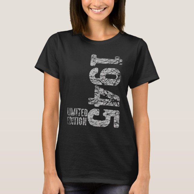 77th Birthday Ladies Mens 77 Years 1945   13 T-Shirt (Front)