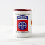 782ND SUPPORT BATTALION 82ND AIRBORNE Two-Tone COFFEE MUG