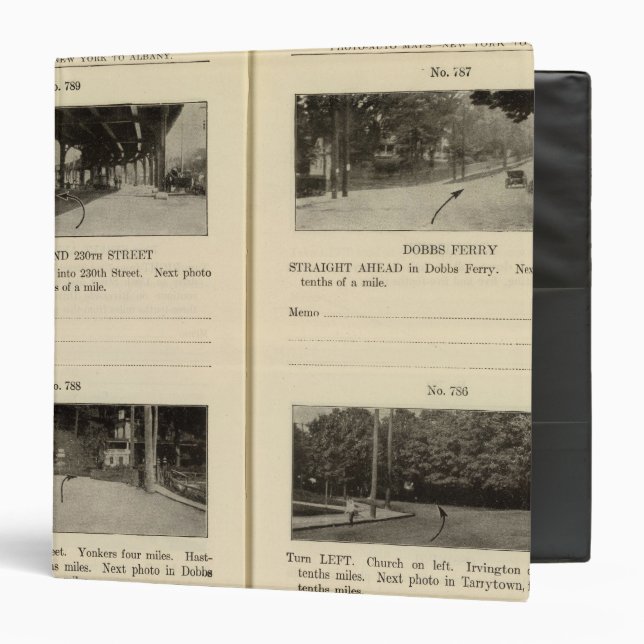 78689 Broadway & 230th St Dobbs Ferry 3 Ring Binder (Front/Inside)