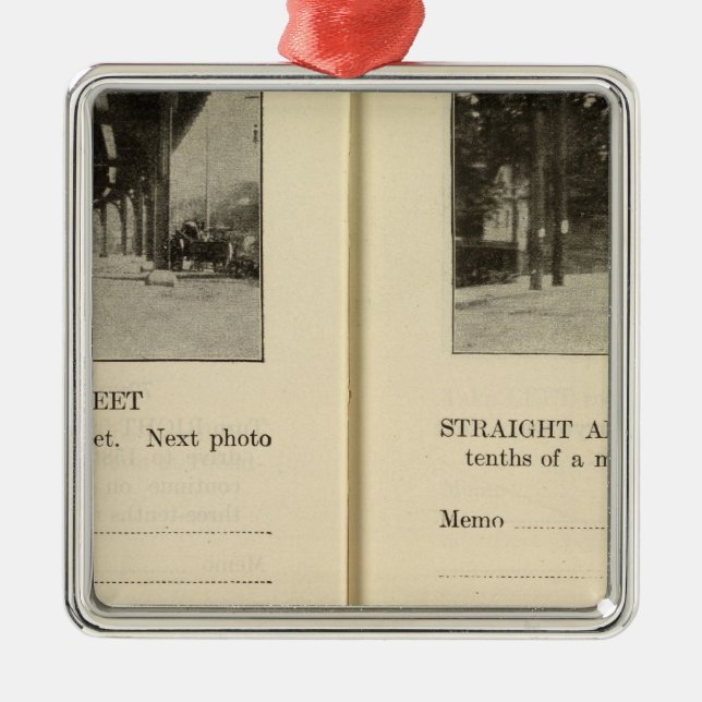 78689 Broadway & 230th St Dobbs Ferry Metal Ornament (Front)