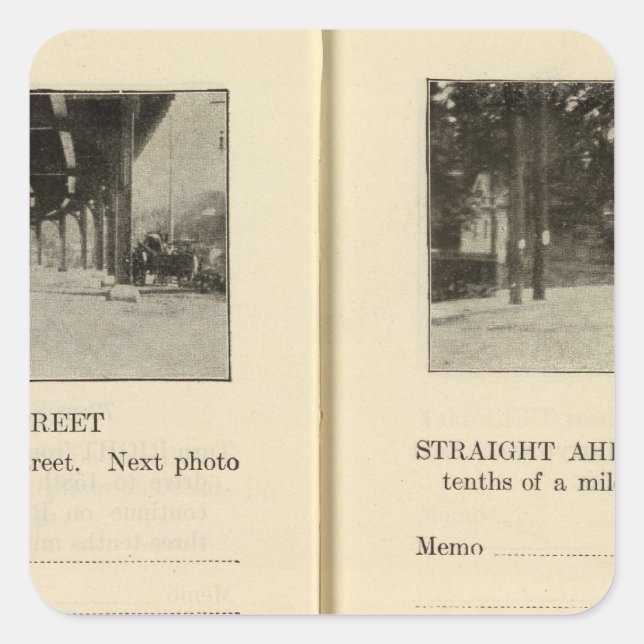 78689 Broadway & 230th St Dobbs Ferry Square Sticker (Front)