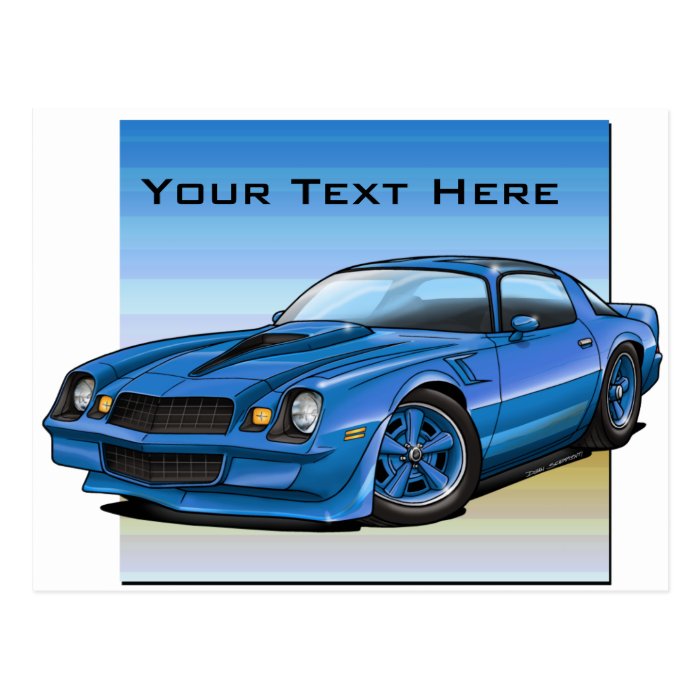 78 81 Camaro Postcards