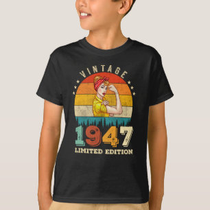 78 Year Old Bday 1947 Vintage 78th Birthday Women T-Shirt