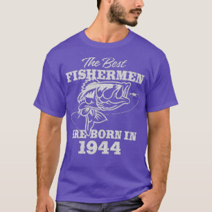 78 Year Old Fisherman_ Fishing 1944 78th Birthday T-Shirt