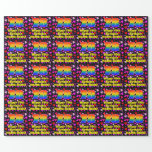 [ Thumbnail: 78th Birthday: Loving Hearts Pattern, Rainbow # 78 Wrapping Paper ]