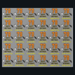 78th Birthday: Spooky Halloween Theme, Custom Name Wrapping Paper<br><div class="desc">This scary and spooky Hallowe'en birthday themed wrapping paper design features a large number "78" and the message "HAPPY BIRTHDAY, ", plus a custom name. There are also depictions of a bat and a ghost on the front. Wrapping paper like this might be used when wrapping presents that are being...</div>