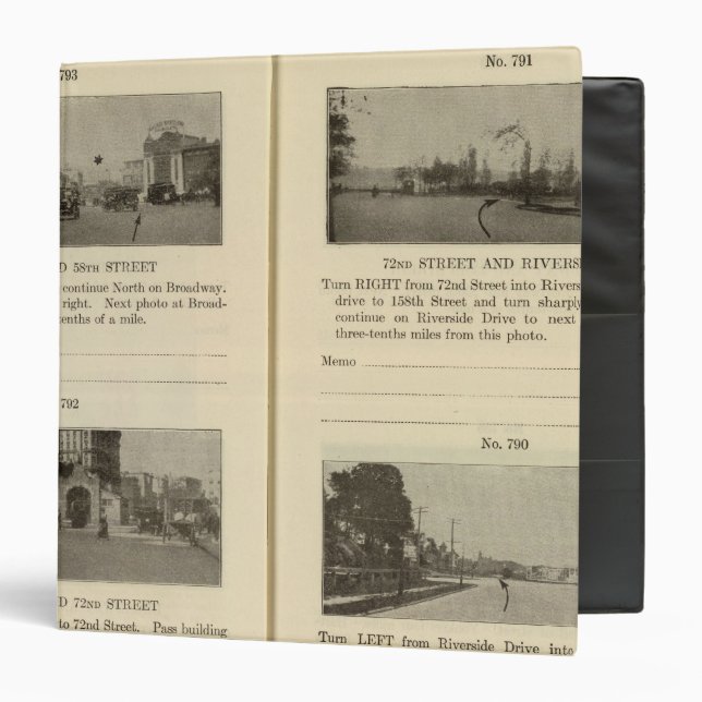 79093 Broadway at 58th & 72nd 3 Ring Binder (Front/Inside)