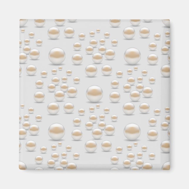 7931Pearls Pattern Magnet (Front)