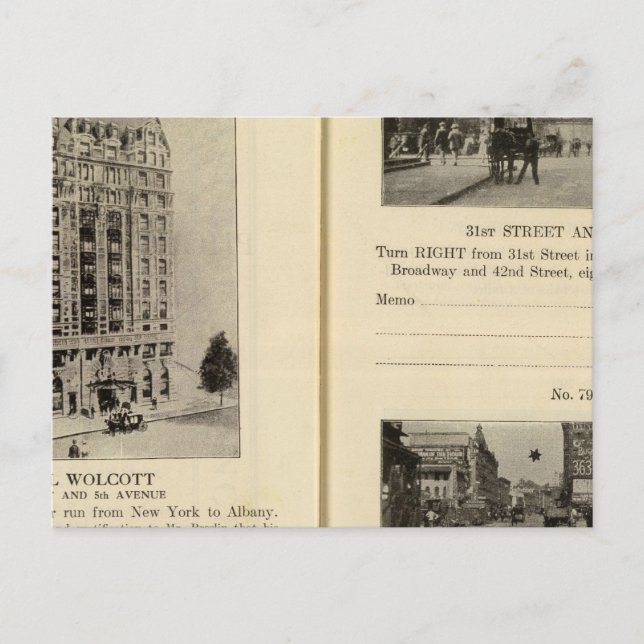 79496 Hotel Wolcott Broadway at 31st & 42nd Postcard (Front)
