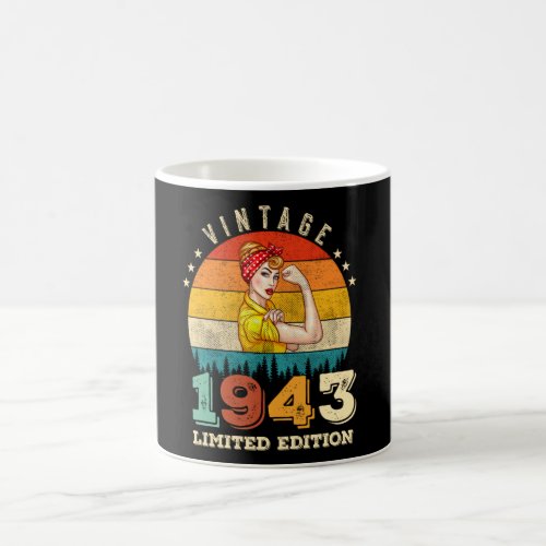 79 Year Old Women Bday 1943 Vintage 79th Birthday Coffee Mug