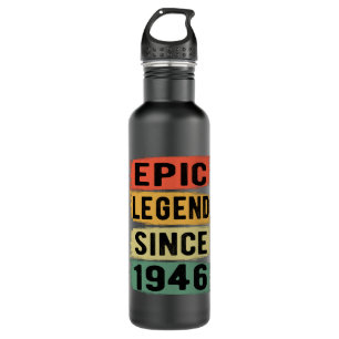 79 Years Old Bday 1946 Epic Legend 79th Birthday Stainless Steel Water Bottle