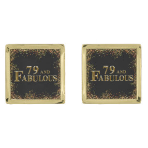 79th Birthday  Cufflinks