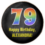 [ Thumbnail: 79th Birthday - Rainbow Spectrum Pattern Number 79 ]