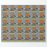 79th Birthday: Spooky Halloween Theme, Custom Name Wrapping Paper<br><div class="desc">This spooky and scary Hallowe'en birthday themed wrapping paper design features a large number "79", along with the message "HAPPY BIRTHDAY, ", and a custom name. There are also depictions of a bat and a ghost on the front. Wrapping paper like this might be a fun way of wrapping gifts...</div>