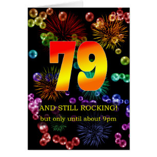 79th Birthday Still Rocking Cards